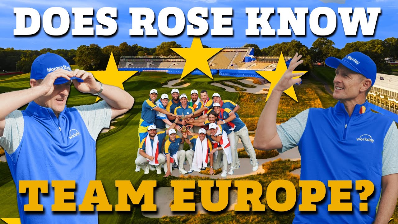ジャスティン・ローズはライダーカップのチームメイトをどれだけ知っているのか？🤔🇪🇺