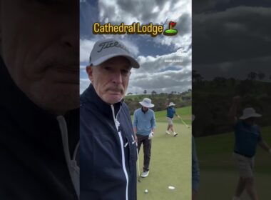 ハッドは珍しく小さなパターで、試合に残るためのパットを外しました⛳️