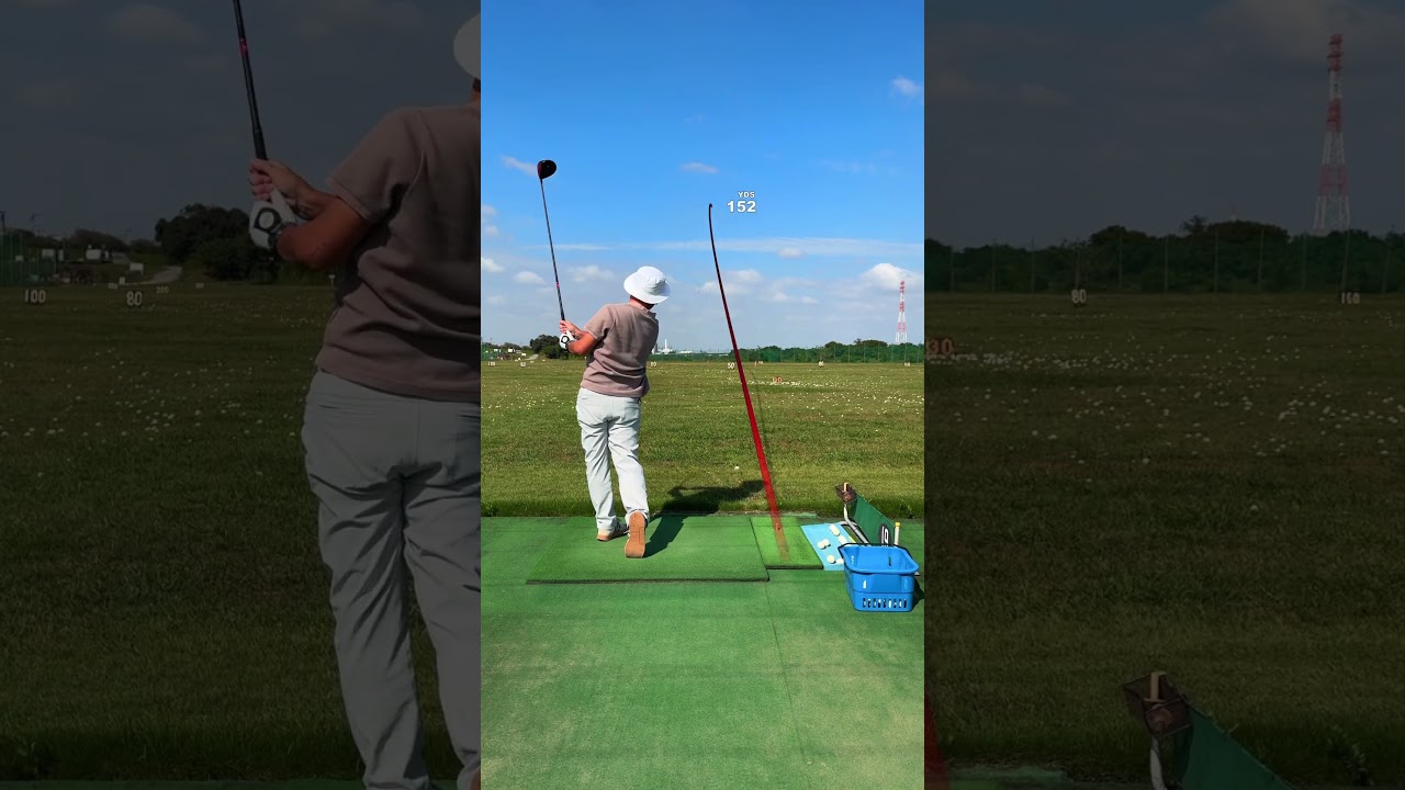 ドライバー、もっと飛ばしたい😅#shottracer #ゴルフスイング #下回りスイング