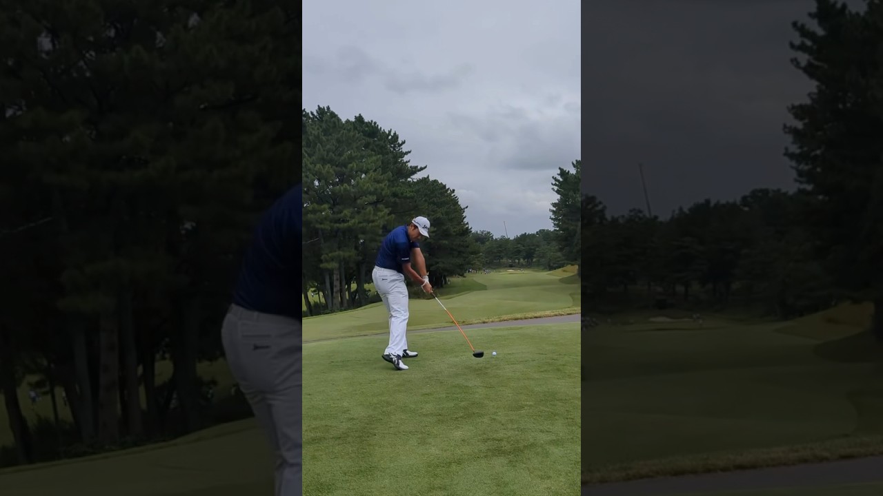 ベイカレントクラシック　松山英樹プロ　ドライバーショット #ゴルフ #golf #golfswing #松山英樹 #ベイカレントクラシック