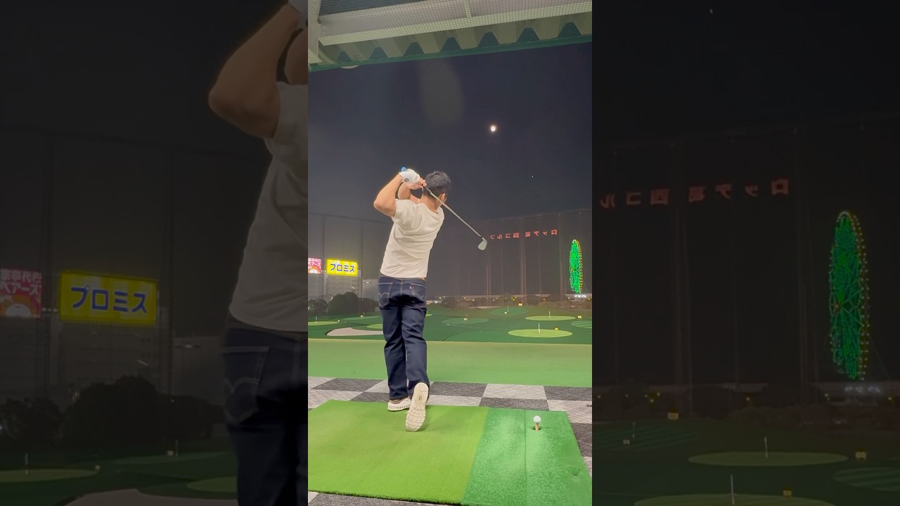 右膝を伸ばすバックスイング。今すぐやめて。 #ゴルフ