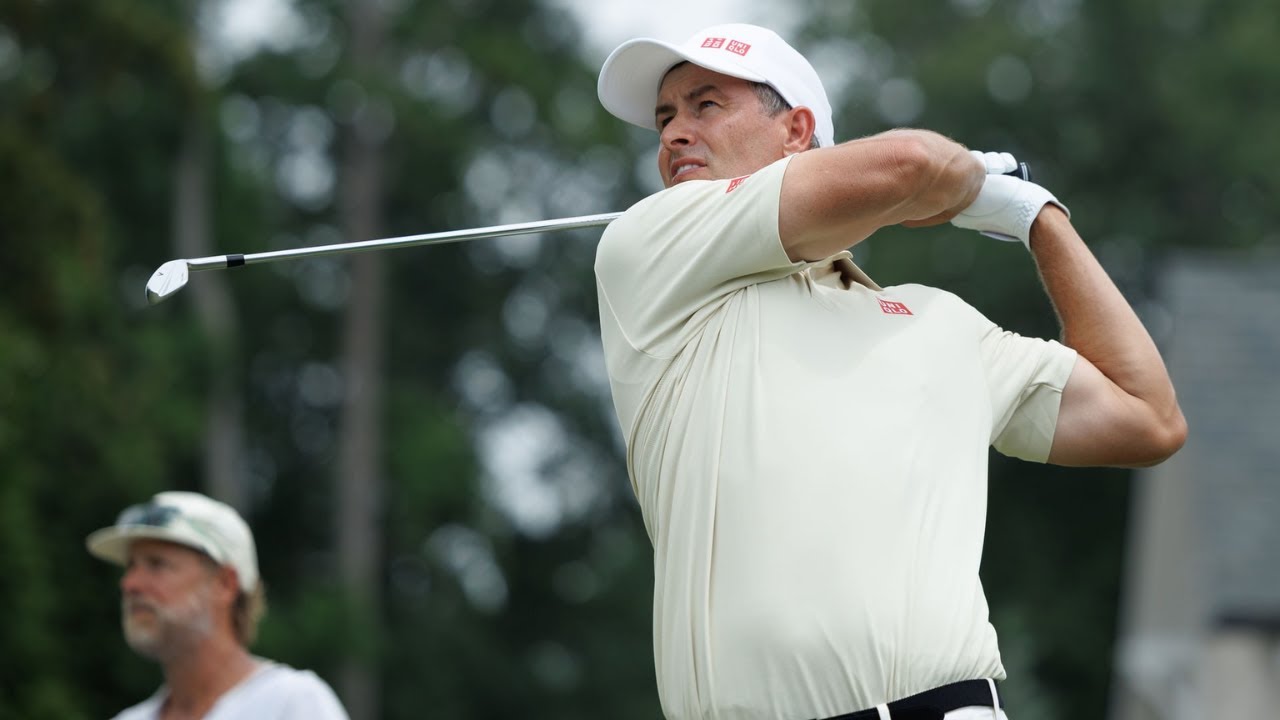 2025年ベイカレントクラシックに向けて動き出すアダム・スコットの映像