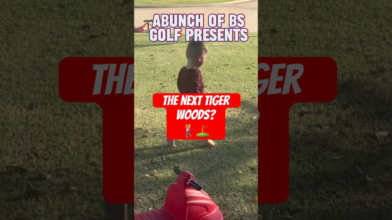 Meet The 1 year old who is the next Tiger Woods🏌️#shorts #golf #comedy