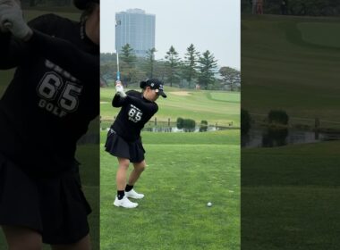 안선주 프로  | 아이언 거리와 정확도, 프로 스윙 슬로우에서 답을 찾다  #golfswing #koreagolf #장타의조건 #골프스윙 #골프스타 #슬로우모션