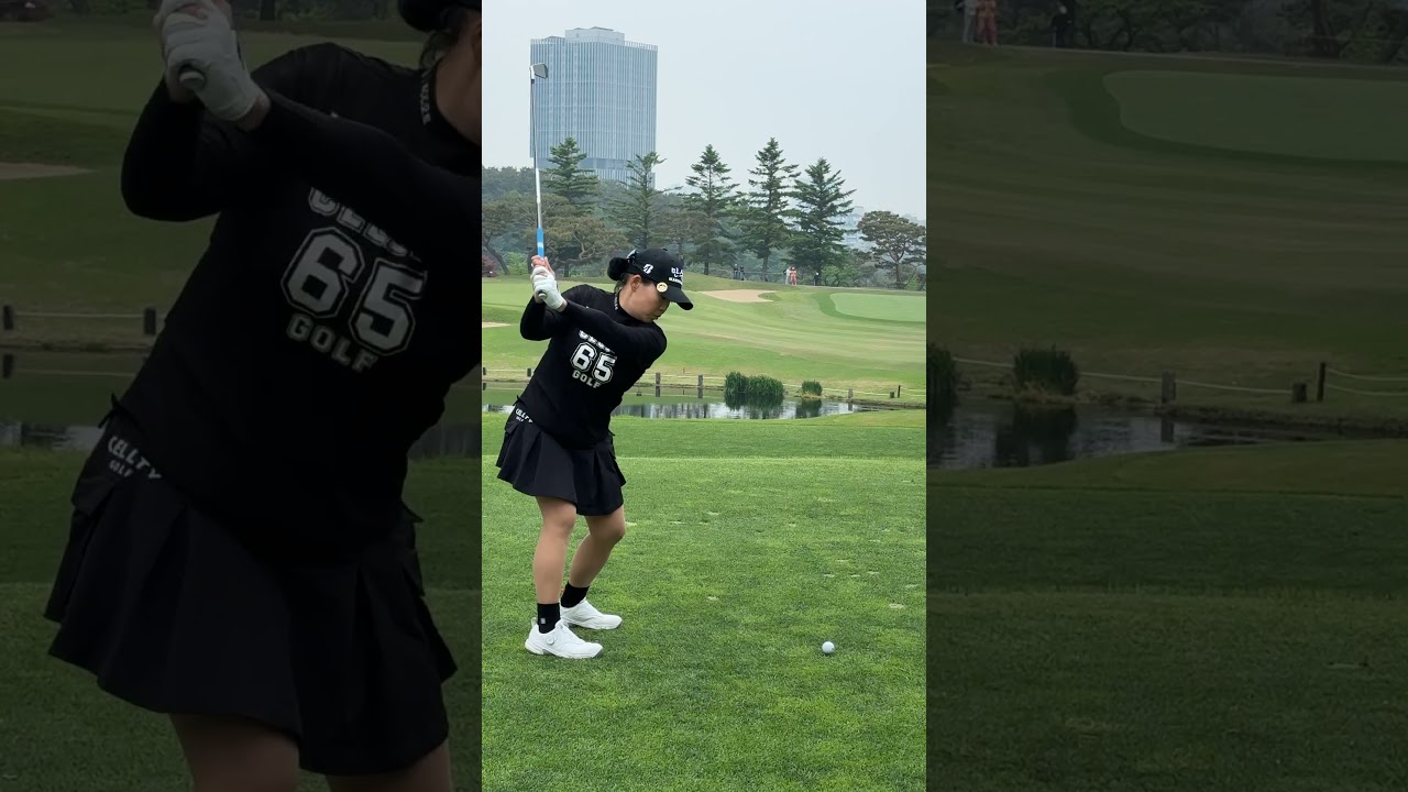 안선주 프로  | 아이언 거리와 정확도, 프로 스윙 슬로우에서 답을 찾다  #golfswing #koreagolf #장타의조건 #골프스윙 #골프스타 #슬로우모션