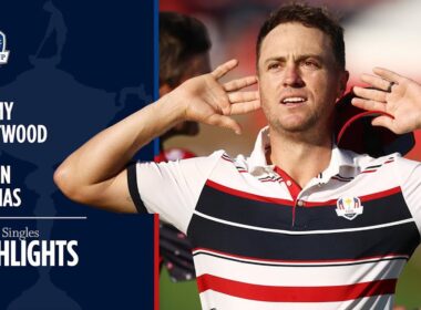 Tommy Fleetwood vs Justin Thomas Highlights | 2025 Ryder Cup