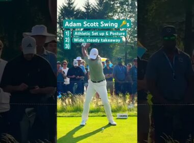 Copy These 3 Moves from Adam Scott🏌️‍♂️🔥