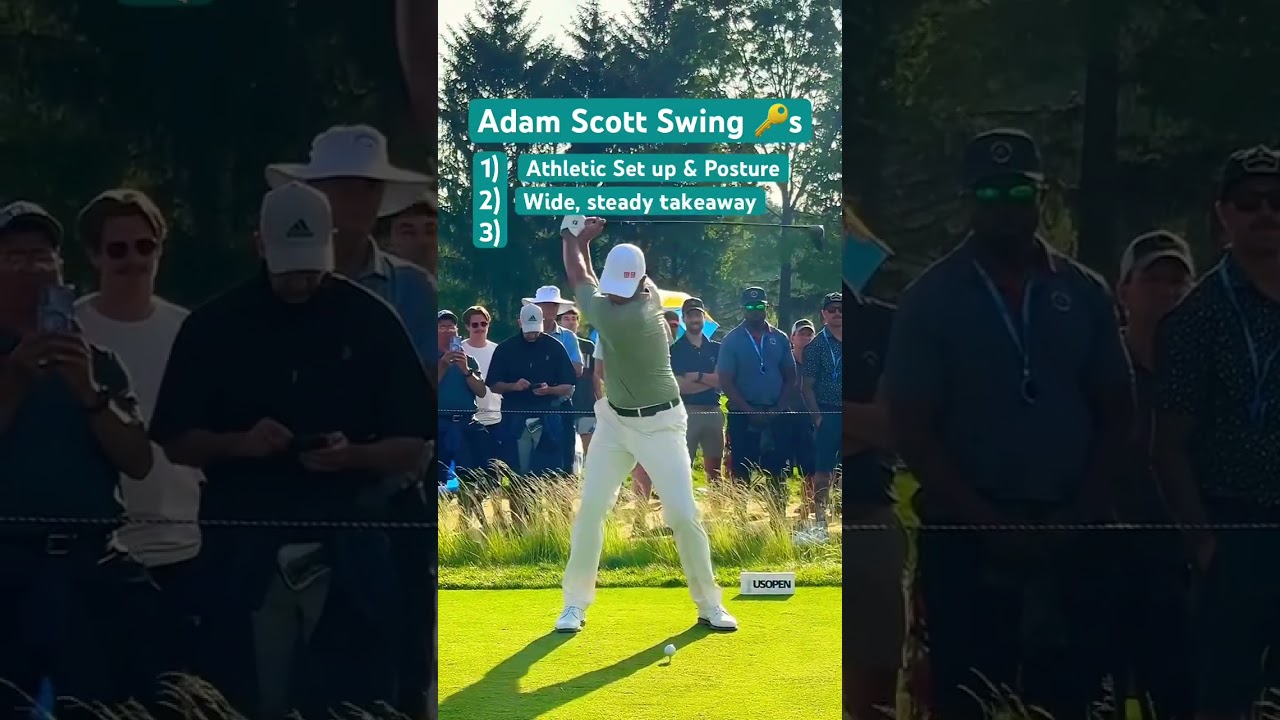 Copy These 3 Moves from Adam Scott🏌️‍♂️🔥