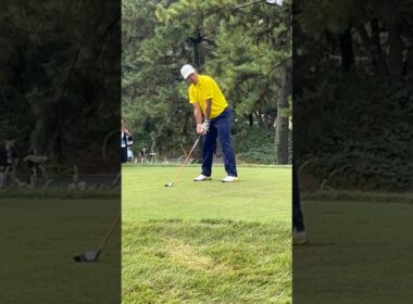 松山英樹 ベイカレント最終日 8番ホールティーショット￼ #ゴルフ始める #pgaティーチングプロ #ゴルフ #ラウンド #golfswing