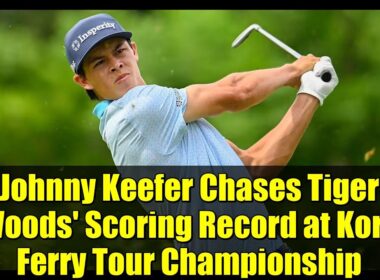 ジョニー・キーファー、コーンフェリーツアー選手権でタイガー・ウッズのスコア記録に挑む