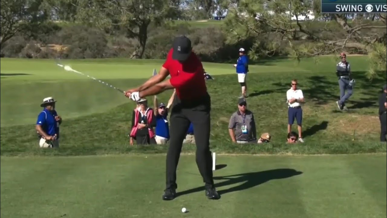 Tiger Woods Iron Swing in Super Slow-Mo,  Slow-Mo in loop