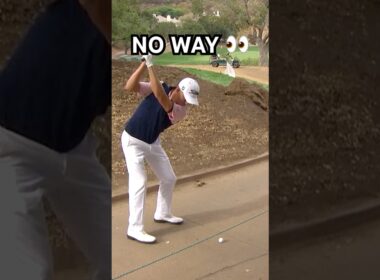 The cart path was no match for Justin Thomas 👏