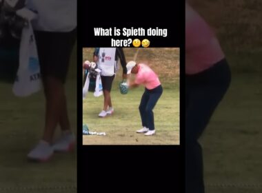 What Could Spieth Possibly Be Doing Here?😳