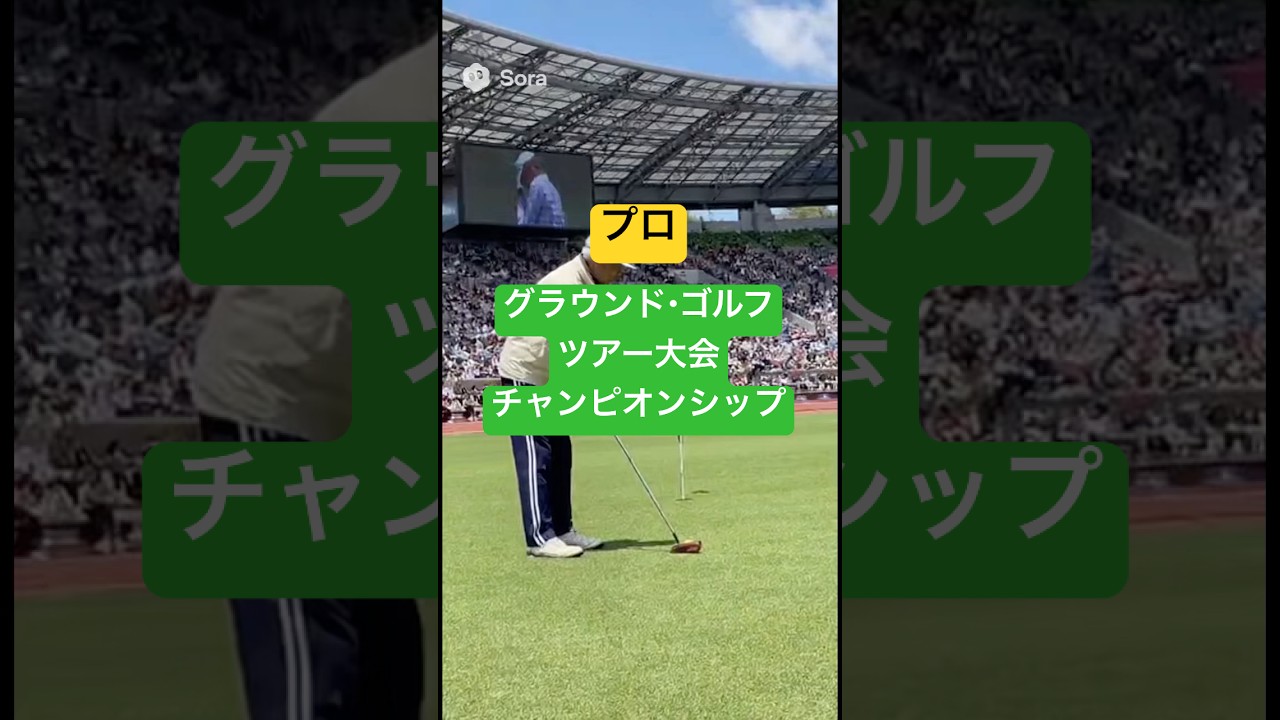 2030年プログラウンドゴルフツアー大会_チャンピオンシップ#グラウンドゴルフ #グランドゴルフ #グランドゴルフまっすぐ飛ばす #ぐらんどごるふ
