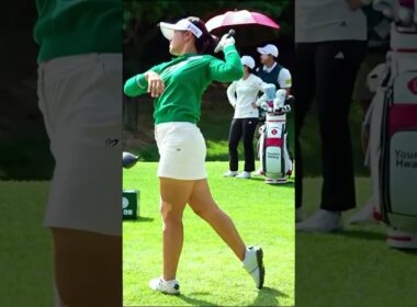 Drive with Style and Power #유현조 #HyunjoYoo #golfshorts #golfqueens #ゴルフスイング #여자골프