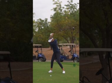 미녀 장타자 키아라 노자 부드럽고 파워풀한 드라이버 스윙 #chiaranoja #키아라노자 #골프 #골프스윙 #골프 #미녀골프선수 #lpga #golfswing #shorts