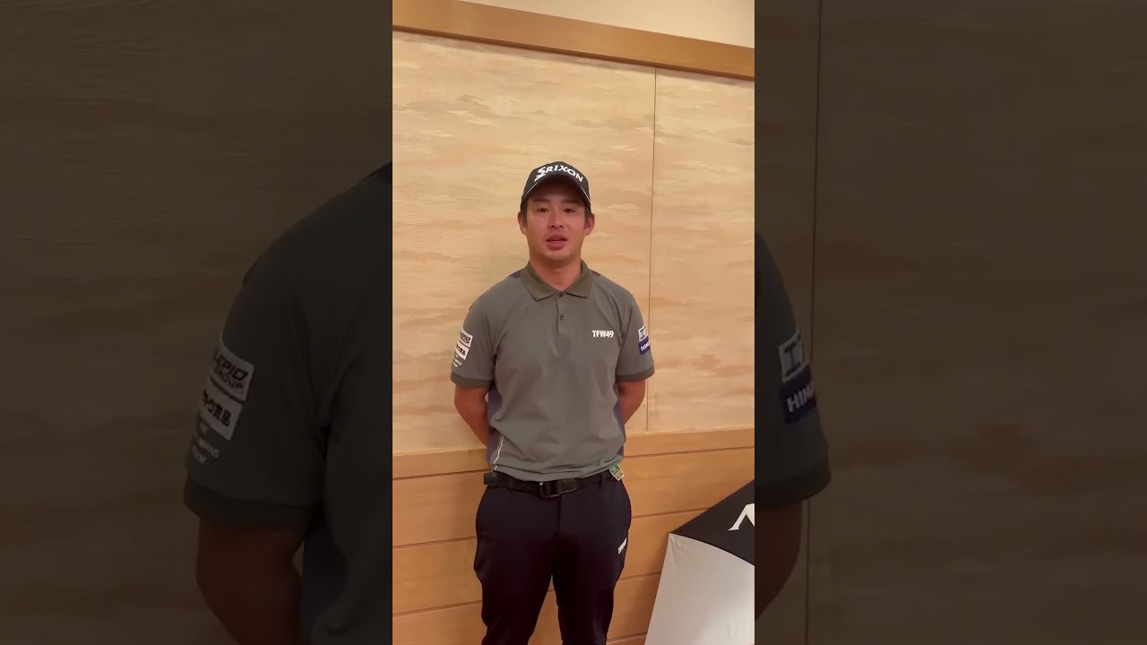 国内男子ツアーのメジャー戦『日本オープンゴルフ選手権』片岡尚之選手の優勝コメント #shorts