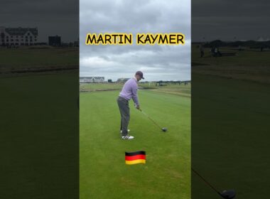 🇩🇪 Martin Kaymer on the 18th at Carnoustie ⛳️ #golf #fyp #livgolf #pga #golfer #golfswing #dunhill