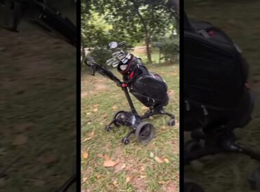 電動手引きカート⁉️スゴいな〜 #ゴルフ