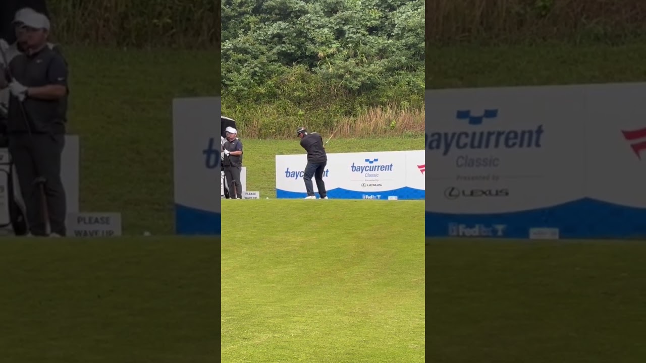 ベイカレントクラシック　3日目　松山英樹選手　13番ホール　ドライバーティーショット#ゴルフ#PGA #松山英樹#shorts