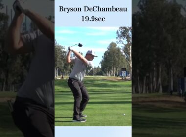 Bryson DeChambeau19.9sec #golf