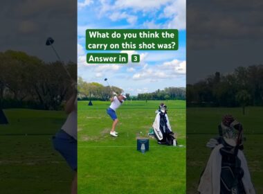 Justin Thomas BOMBS a Drive — Guess the Carry!