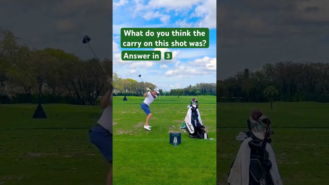 Justin Thomas BOMBS a Drive — Guess the Carry!