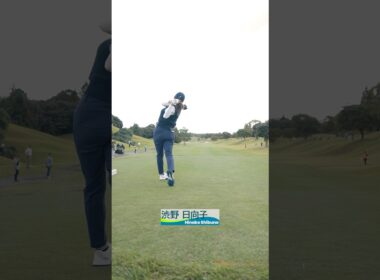 【真後ろから撮影🎥】ティーショット集| 富士通レディース 2025 - Round1