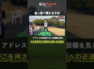 横峯さくらプロ直伝！コースでまっすぐ構えるコツ【ゴルファボ】