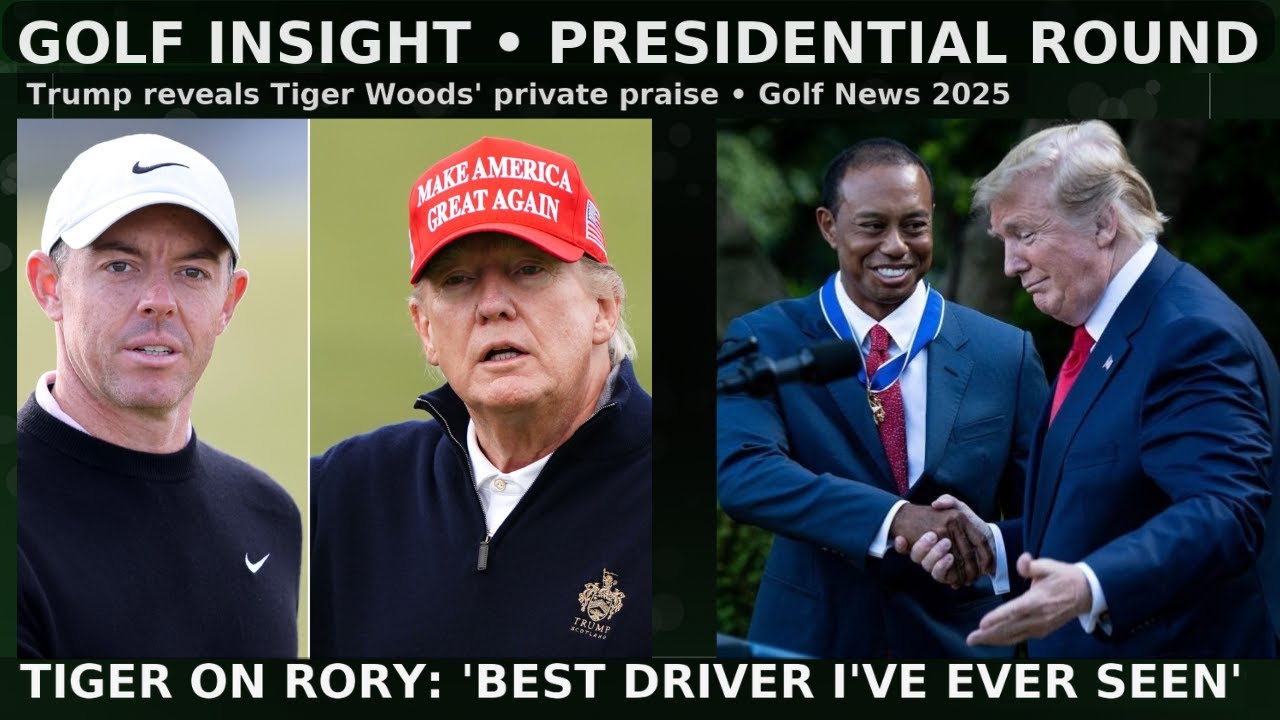 トランプ大統領、タイガー・ウッズのロリー・マキロイに関する意外な発言を暴露