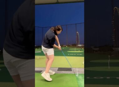 【アイアンで芯に当てて真っ直ぐ飛ばすコツは〇〇！？】ベストスコア68！飛距離を伸ばす方法　練習方法　ヘッドスピードアップ　ゴルフレッスン　#short #shorts #shortsvideo