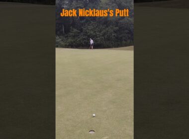 Jack Nicklaus's CRAZY Putt... #golf #jacknicklaus #putt #pga #professionalgolfer #golfer #golfshot