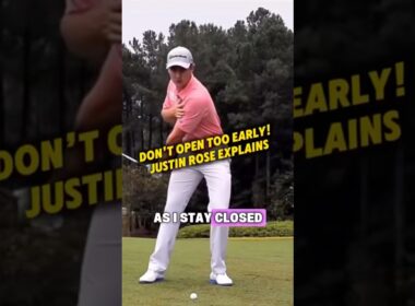 Justin Rose Explains How to Avoid Spinning Out in the Downswing #golf #golfswing #golftips
