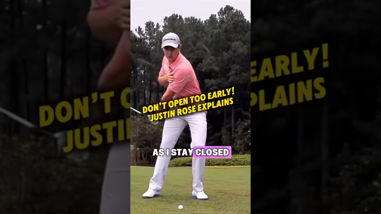 Justin Rose Explains How to Avoid Spinning Out in the Downswing #golf #golfswing #golftips