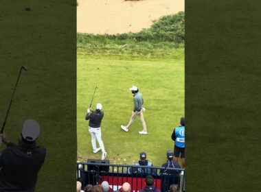 Jordan Spieth trying to find his groove ahead of the Open from Royal Portrush! #golfswing #theopen