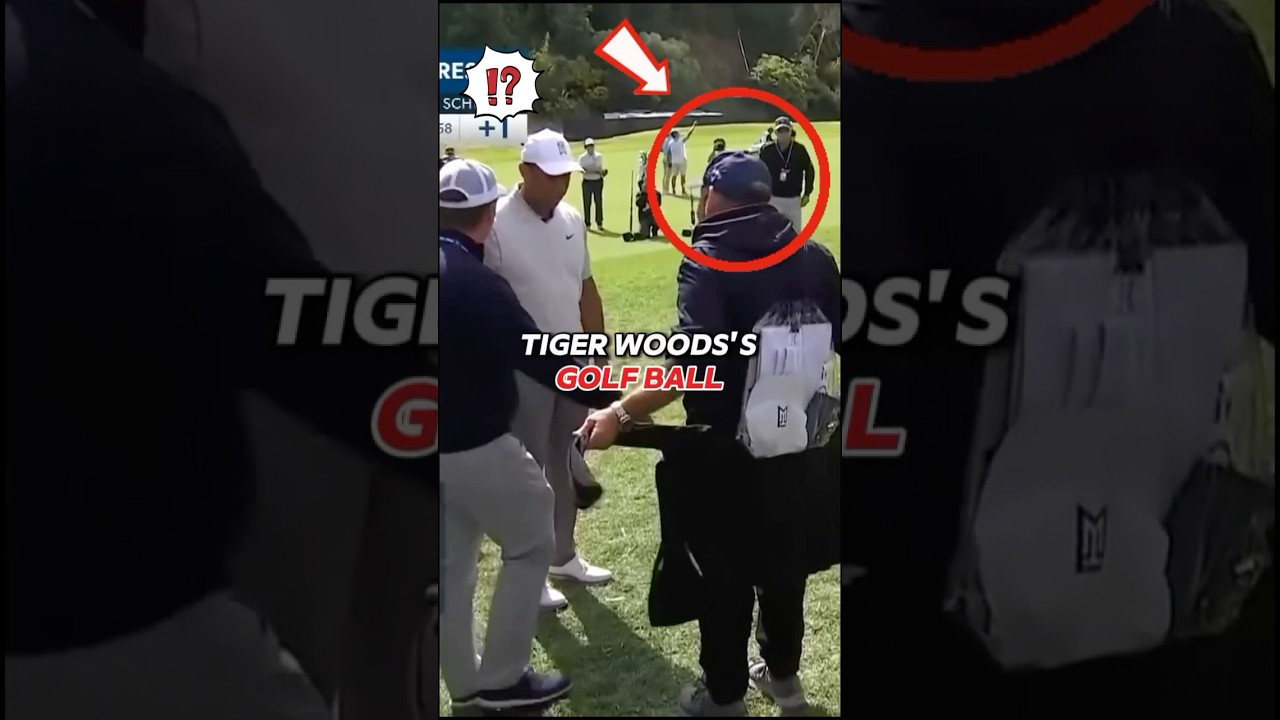 Why did the Man Have Tiger Woods’ ball in his jacket?! 😱⛳️
