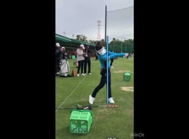 スイングD r.西山コーチが植手桃子プロのスイング調整に行きました❗️#ゴルフレッスン #lpスイング #ゴルフ  #ゴルフスイング #ゴルフスイング動画 #ゴルフ練習法   #植手桃子