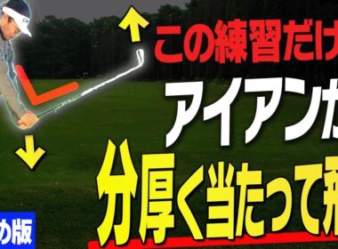 アイアンが圧倒的に上手く打てるようになる神レッスン集です。【岩本論】【岩本砂織】【かえで】【まとめ】