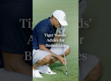 Tiger Woods shares his advice for playing out of a buried lie 👀