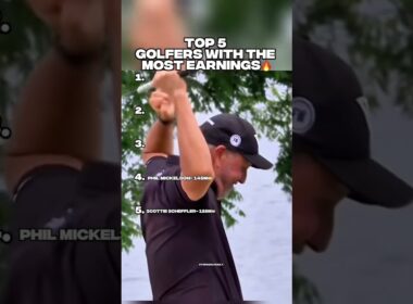 Top 5 Richest Golfers of All Time 💰⛳️ #golf #golfing #golfer #golflife #golfcourse #golfswing