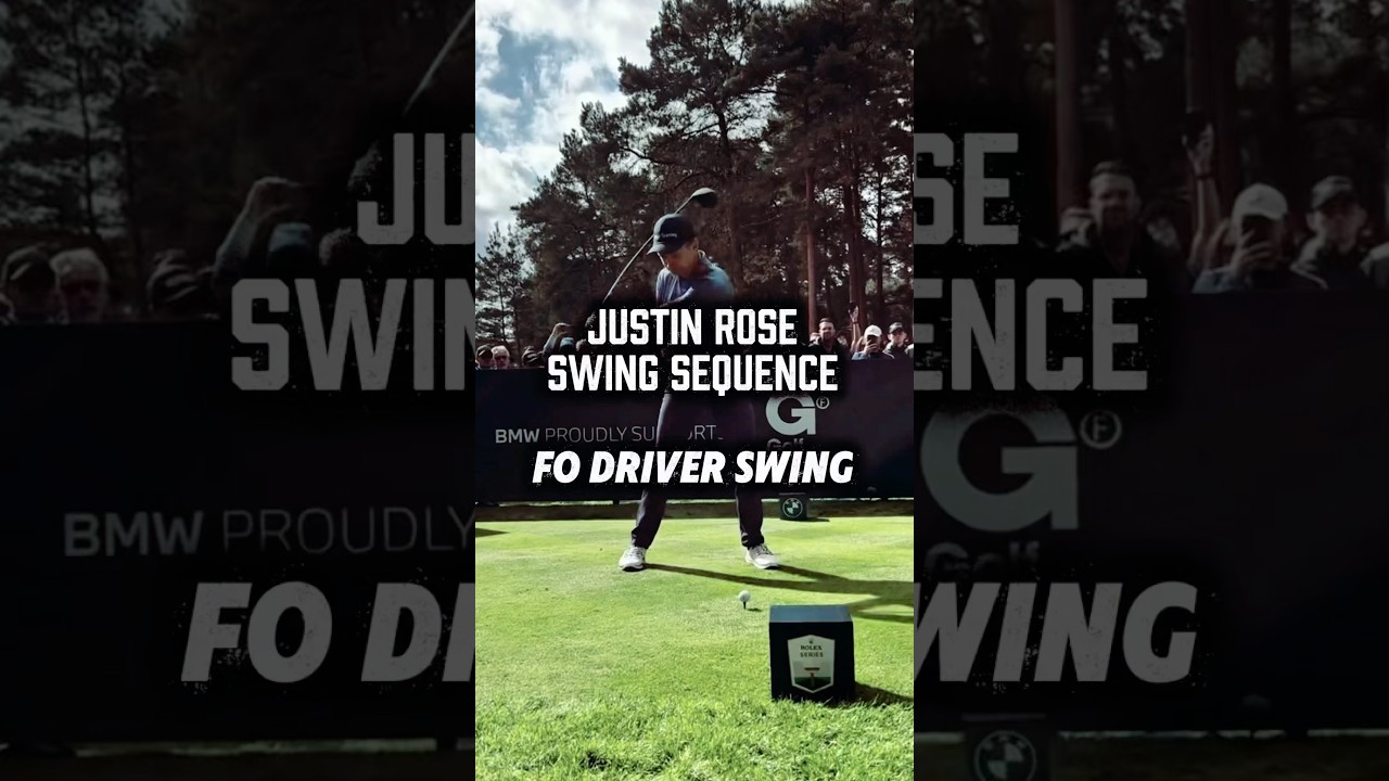 Justin Rose Golf Swing Sequence | FO Driver Swing #golfswing #golf #golfshorts