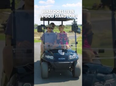 Could you name all 13 LIV Golf teams on cart trivia? 👀 #livgolf #shorts