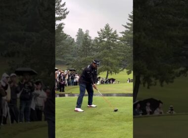 ベイカレントクラシック　3日目　松山英樹選手　ティーショット#ゴルフ#PGA #松山英樹#shorts