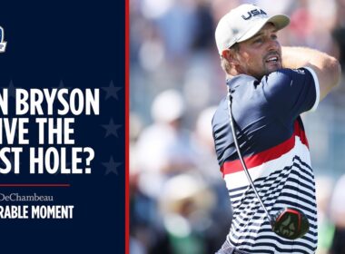 Bryson DeChambeau Attempts to DRIVE First Hole at Bethpage Black | 2025 Ryder Cup