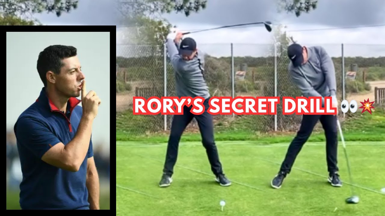 ロリー・マキロイの秘密のドライバードリル🧠💥 | タイガー、スコッティ、ジャックがマスターした技