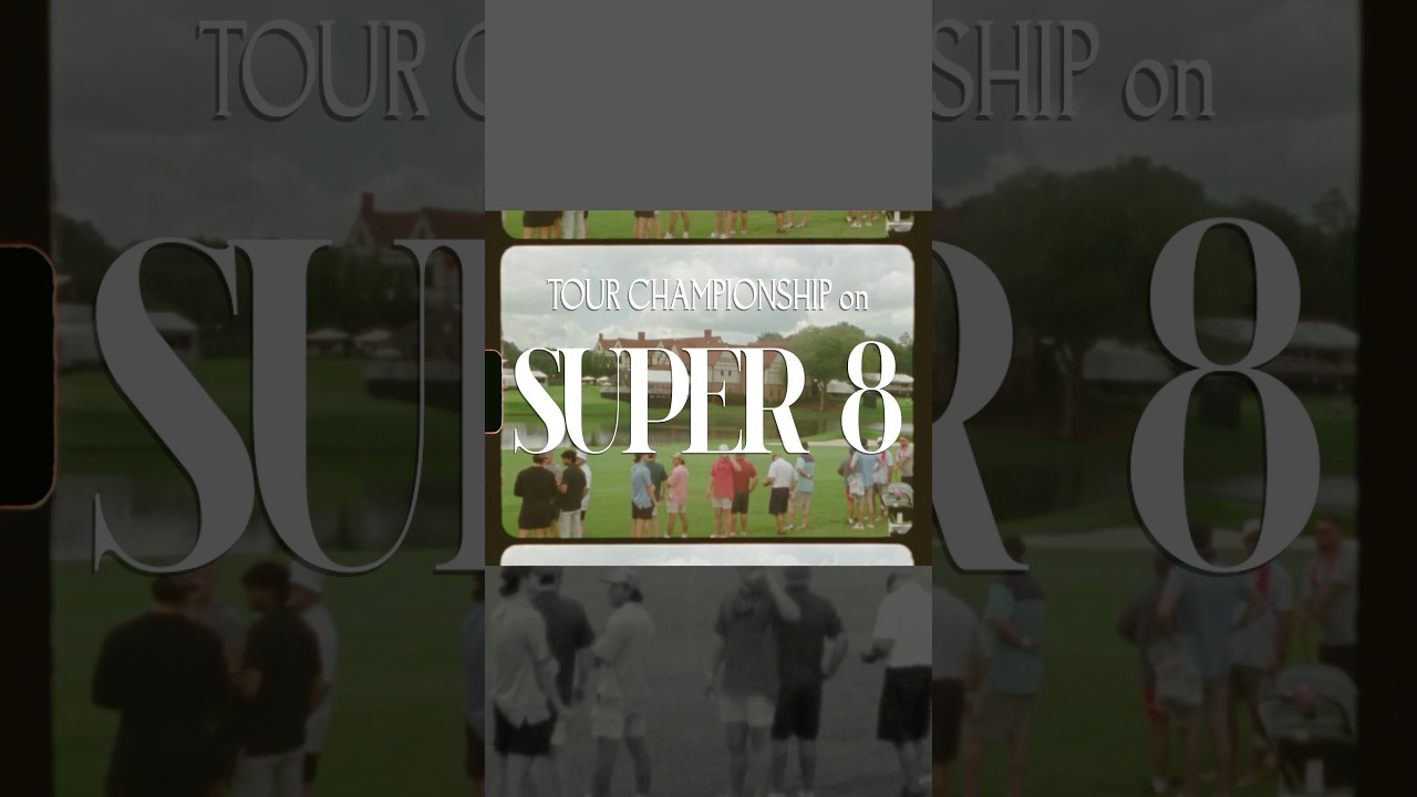 The TOUR Championship through the lens of a Super 8mm camera 🎥