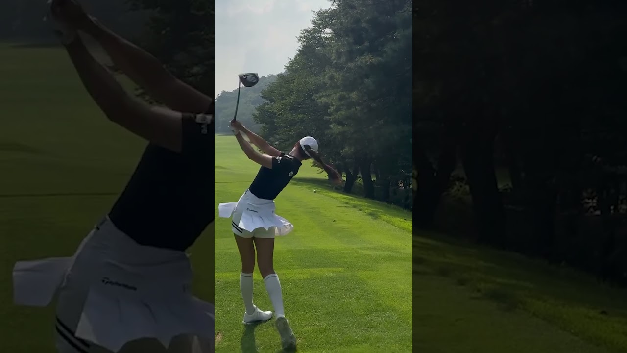 KLPGA 프로골퍼 유현주 프로 드라이버 스윙