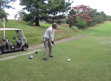 ドライバーのコントロールショットのスイング