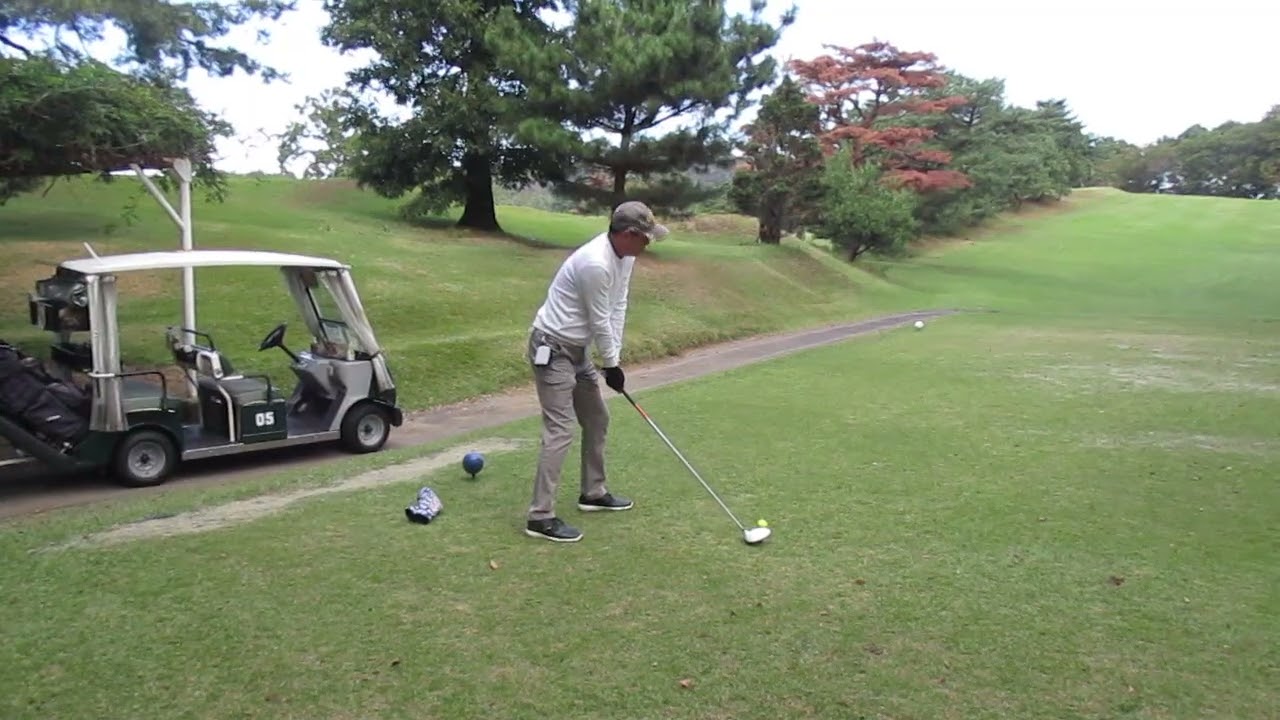 ドライバーのコントロールショットのスイング