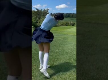 미녀골퍼의 스윙이 정말 예쁘네요. 정수정프로 드라이버샷 슬로우모션 영상_줌인스포츠TVTV #한국#대한민국#여자#프로#선수#KLPGA#미녀#미인#골퍼#골프#드라이버#슬로우모션#티샷